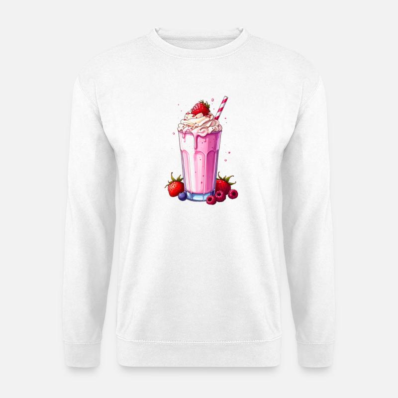 Milkshake - Unisex Sweatshirt - white