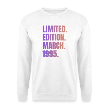 Limited Edition March 1995 - Sweat-shirt Unisexe - blanc - Devant