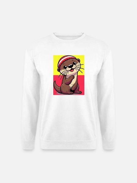 Otter - Unisex Pullover - Weiß