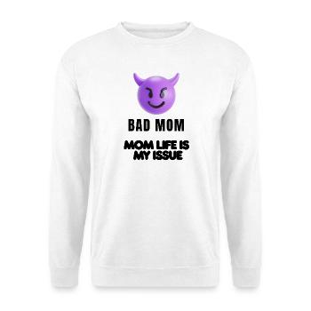 Mom Mood Shirt - Unisex Sweatshirt - white - Front