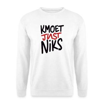 Just Niks Graffiti Red Black - Unisex Pullover - Weiß - Vorne
