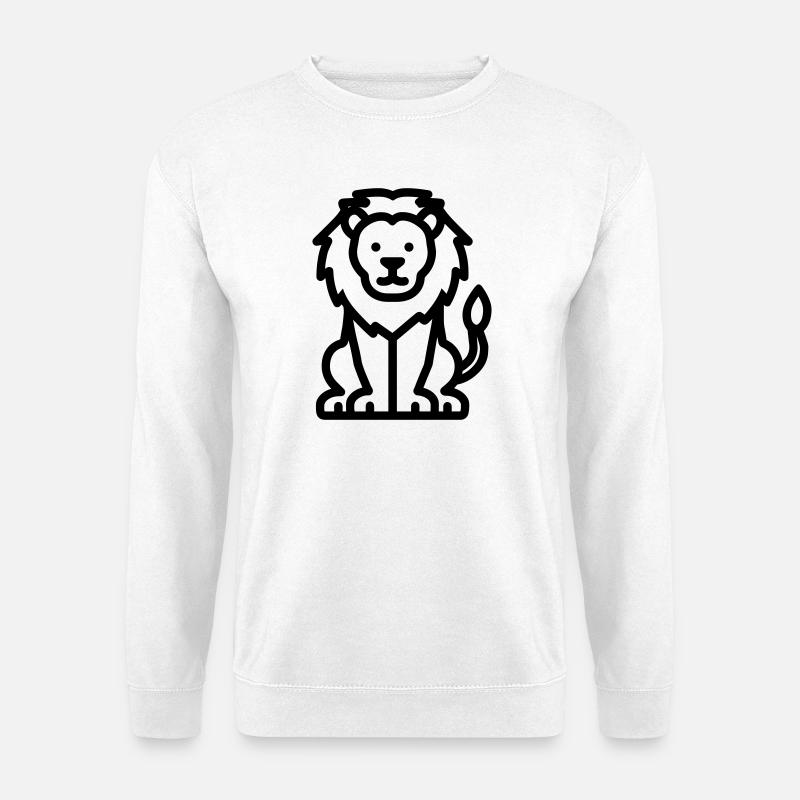 lion - Unisex Sweatshirt - white