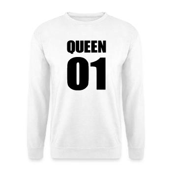 queen_01 - Unisex Sweatshirt - white - Front
