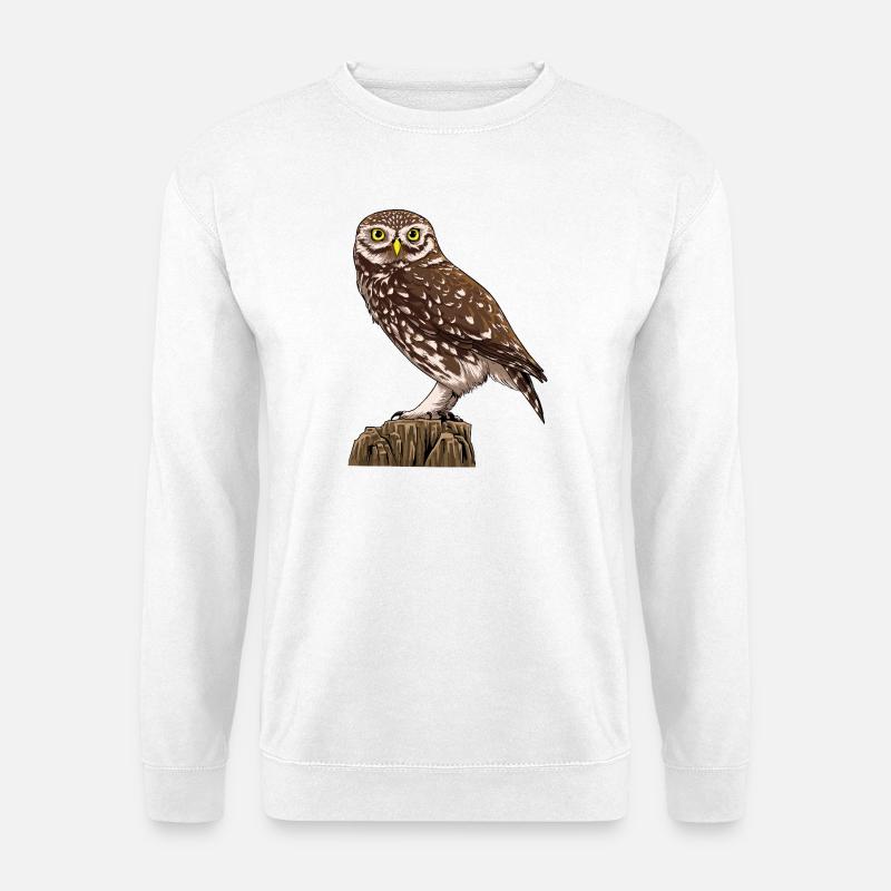 Little Owl - Unisex Pullover - Weiß