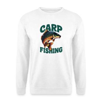 Karpfen Angeln - Unisex Pullover - Weiß - Vorne