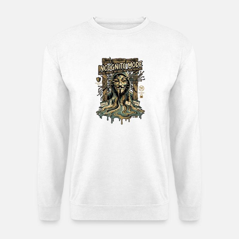 Incognito Mode Cyber - Unisex Pullover - Weiß