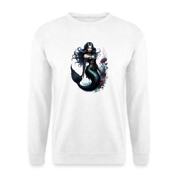 Sirène gothique - Sweat-shirt Unisexe - blanc - Devant