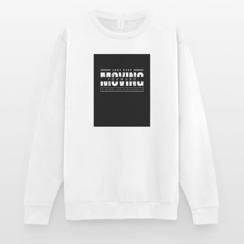 Continue simplement d’avancer, ornithorynque Sweat-shirt Unisexe