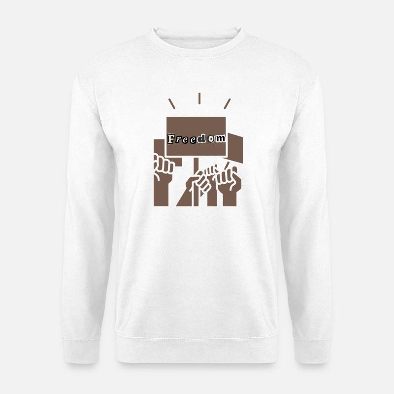 Freiheit - Unisex Pullover - Weiß