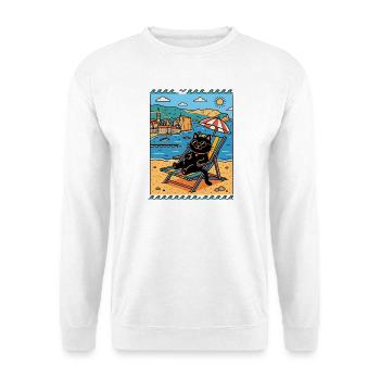 Voyage au Monténégro Balkans Côte adriatique Montagnes - Sweat-shirt Unisexe - blanc - Devant