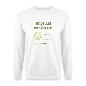 Sexuelles Mutitalent - Unisex Pullover - Weiß - Vorne