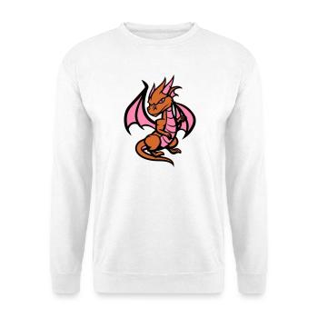 Kleiner Drachen - Unisex Pullover - Weiß - Vorne