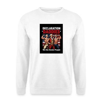 Swole Daddies Erklärung - Unisex Pullover - Weiß - Vorne