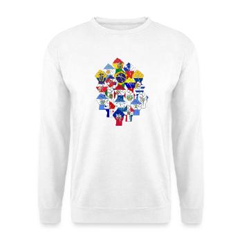 Lateinamerikanischer Widerstand - Unisex Pullover - Weiß - Vorne