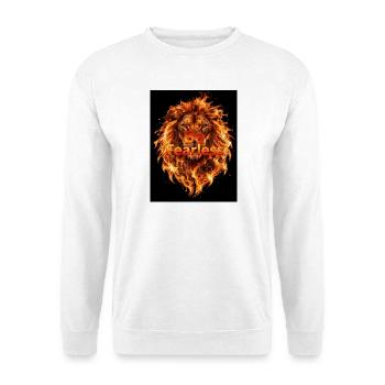 Be Fearless Fire Lion - Unisex Sweatshirt - white - Front