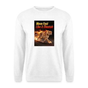 Gepardenschnell Feuerlauf - Unisex Pullover - Weiß - Vorne