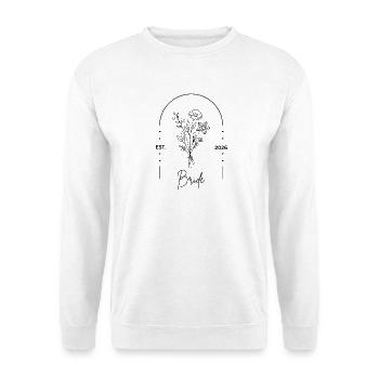 JGA Bride 2026 - Unisex Pullover - Weiß - Vorne