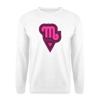 Scorpion tribal du zodiaque et eau - Sweat-shirt Unisexe - blanc - Devant