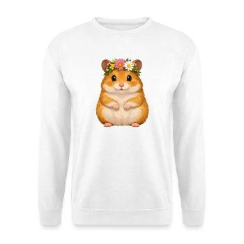 golden hamster - Unisex Sweatshirt - white - Front