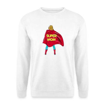 Super Mom! Customizable - Unisex Sweatshirt - white - Front