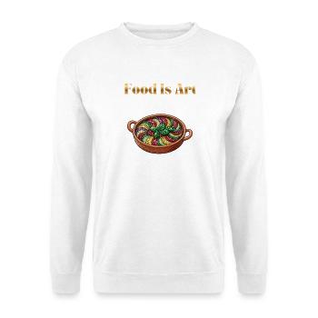 La nourriture est de l’art ... Ratatouille - Sweat-shirt Unisexe - blanc - Devant