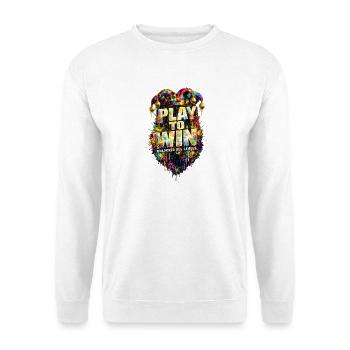 Play to Win Color Burst - Unisex Sweatshirt - white - Front