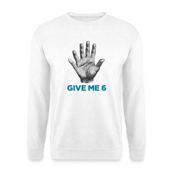 DONNE-MOI 6 - Sweat-shirt Unisexe - blanc - Devant