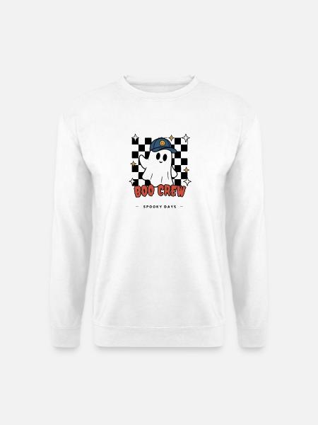 Boo Crew Ghost Halloween - Unisex Pullover - Weiß