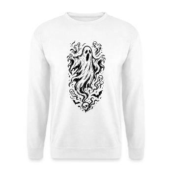 Geister - Unisex Pullover - Weiß - Vorne - Alina (178cm) & Michal (187cm)