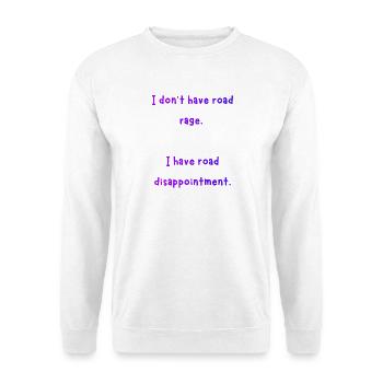 Straßenfrust Spruch Hoodie - Unisex Pullover - Weiß - Vorne - Alina (178cm) & Michal (187cm)