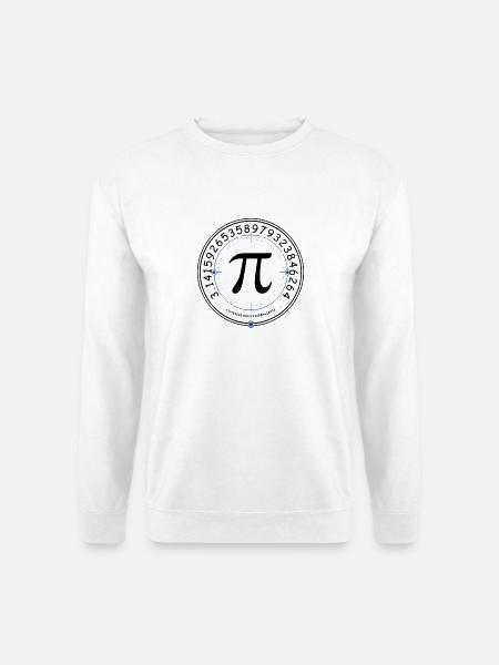 Pi im Zielkreis - Unisex Pullover - Weiß