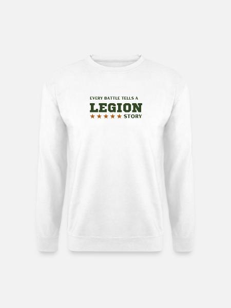 Legion-Schlachtgeschichte - Unisex Pullover - Weiß