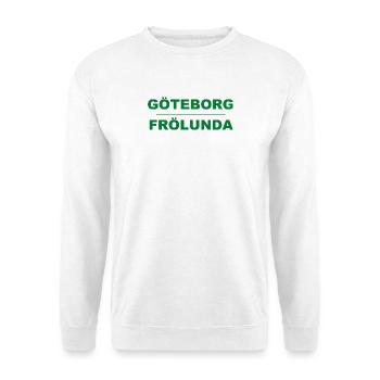 Göteborg Frölunda – Green-black design - Unisex Sweatshirt - white - Front