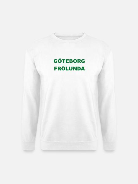 Göteborg Frölunda – Green-black design - Unisex Sweatshirt - white