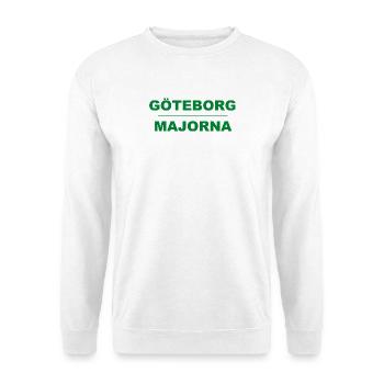 Göteborg Majorna – Green-black design - Unisex Sweatshirt - white - Front