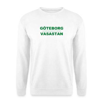 Göteborg Vasastan – Green-black design - Unisex Sweatshirt - white - Front