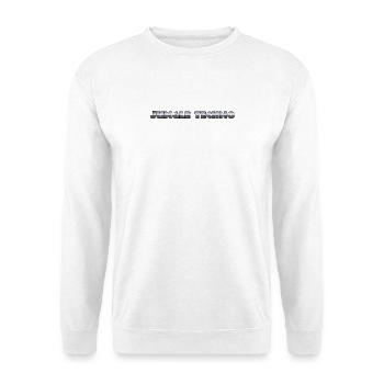 Lebendiger Dschungel-Techno-Druck - Unisex Pullover - Weiß - Vorne