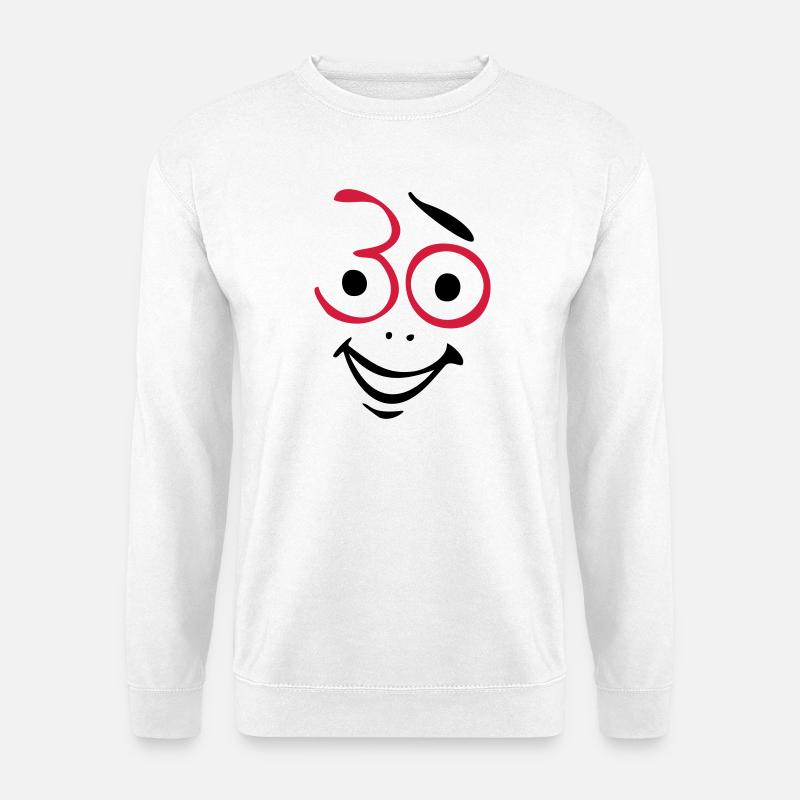 Juhu 30 Jahre ! - Unisex Pullover - Weiß