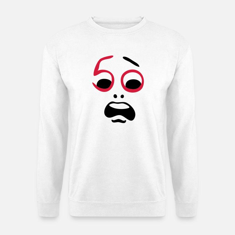 Hilfe, 50 Jahre ! - Unisex Pullover - Weiß