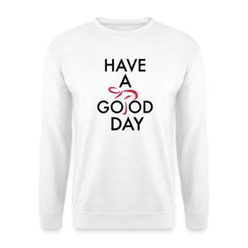Radsport - Unisex Pullover - Weiß - Vorne