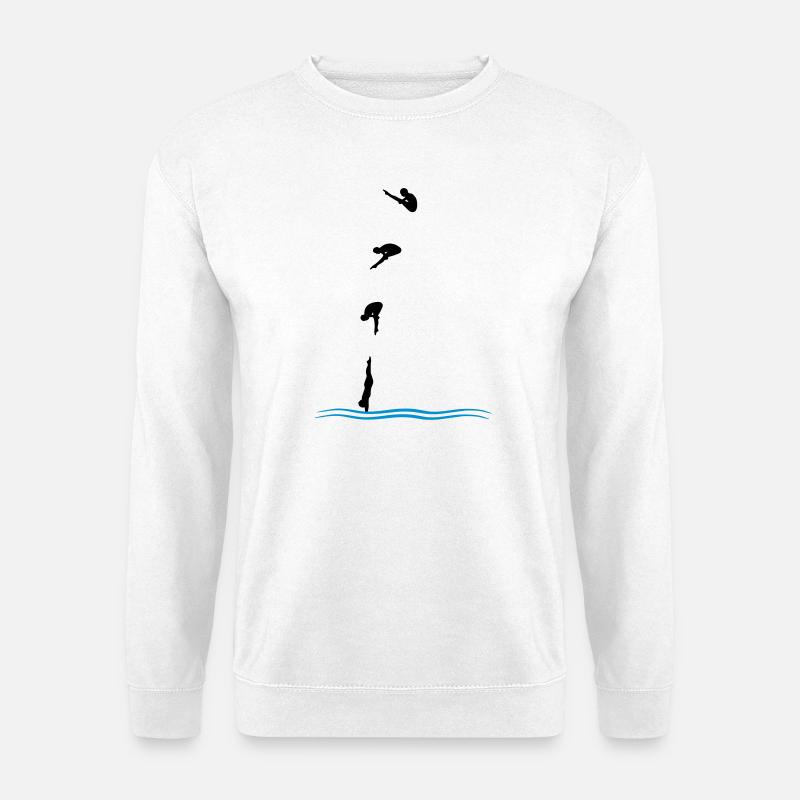 High diving - Unisex Sweatshirt - white