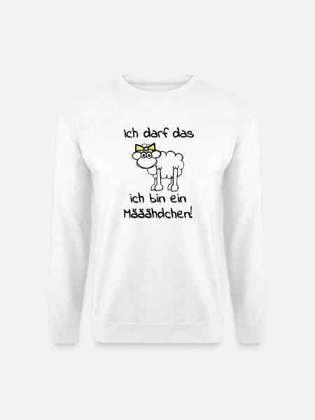 Ein Schaf - Mädchen - Unisex Pullover - Weiß
