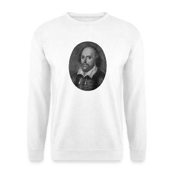 William Shakespeare - Sweat-shirt Unisexe - blanc - Devant