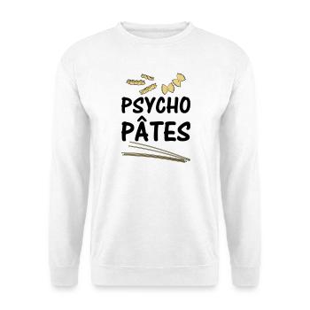 Psycho Pâtes - Sweat-shirt Unisexe - blanc - Devant