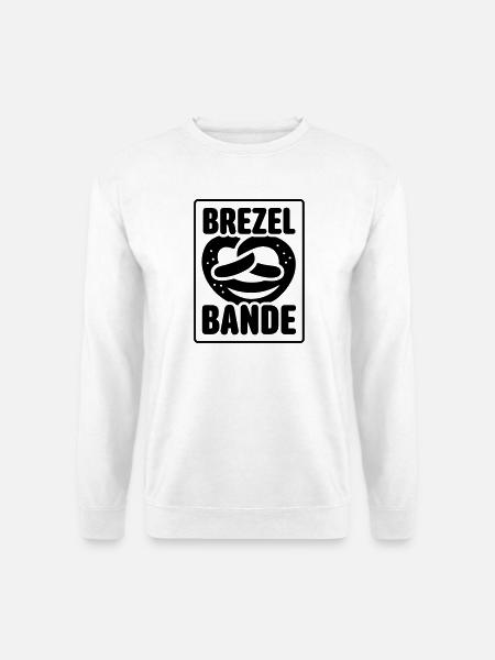 logo brezelbande - Unisex Pullover - Weiß