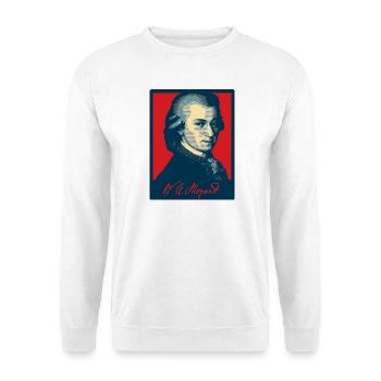 Wolfgang Amadeus Mozart - Unisex Sweatshirt - white - Front