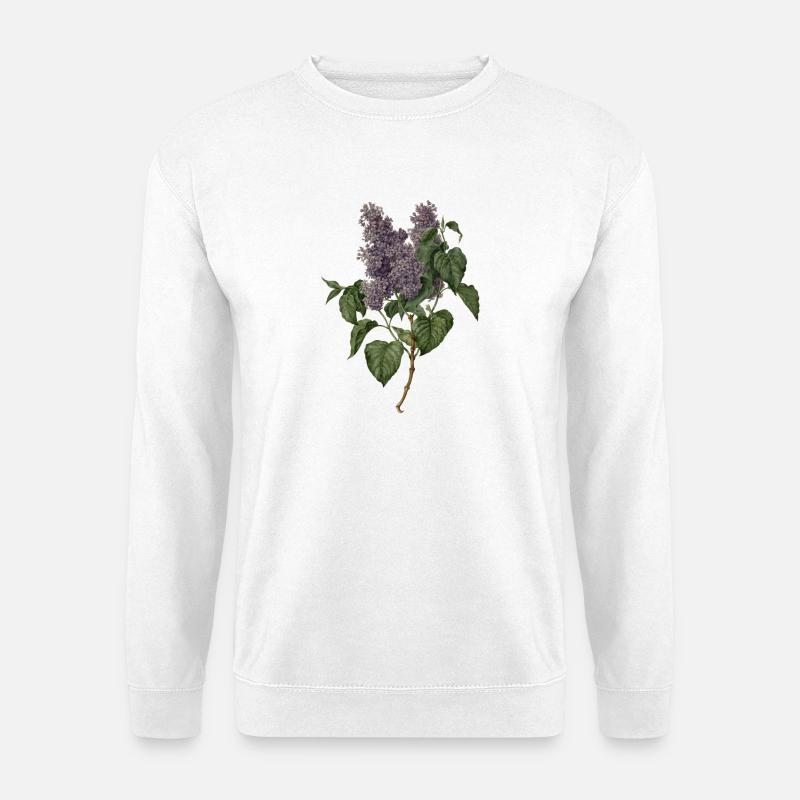 Flieder – lilac - Unisex Pullover - Weiß