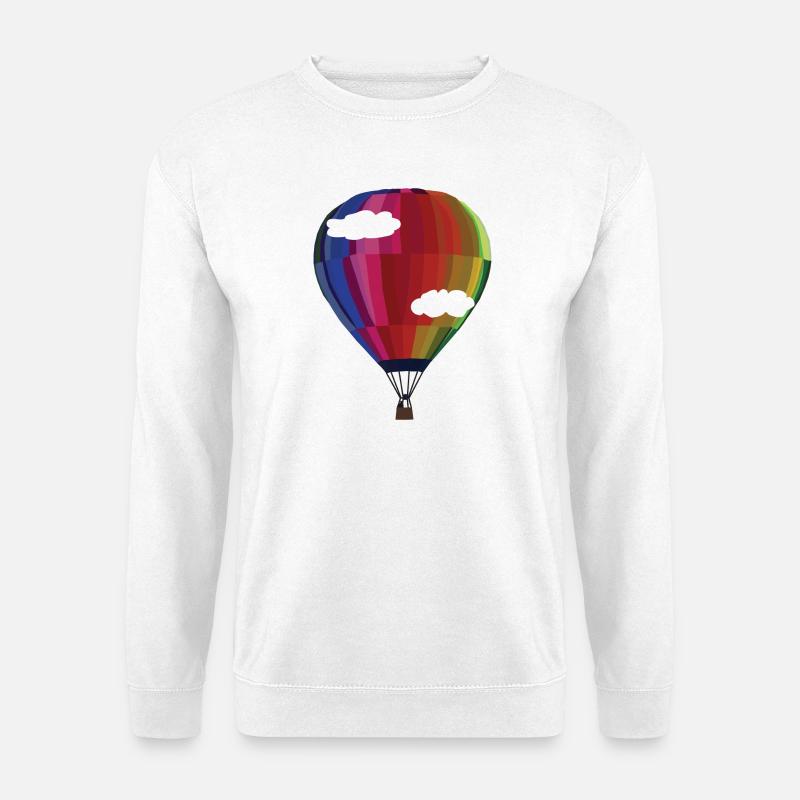 Ballon - un morceau de liberté. - Sweat-shirt Unisexe - blanc