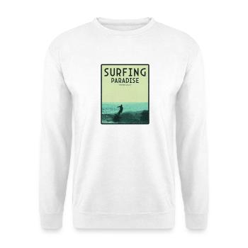Surfenparadies Honolulu - Unisex Pullover - Weiß - Vorne