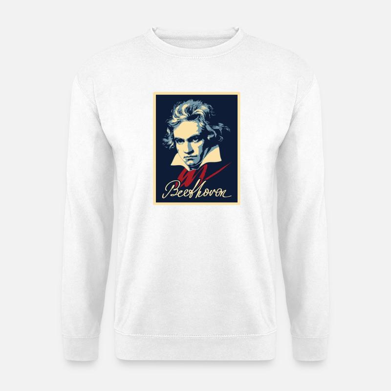 Beethoven - Unisex Pullover - Weiß